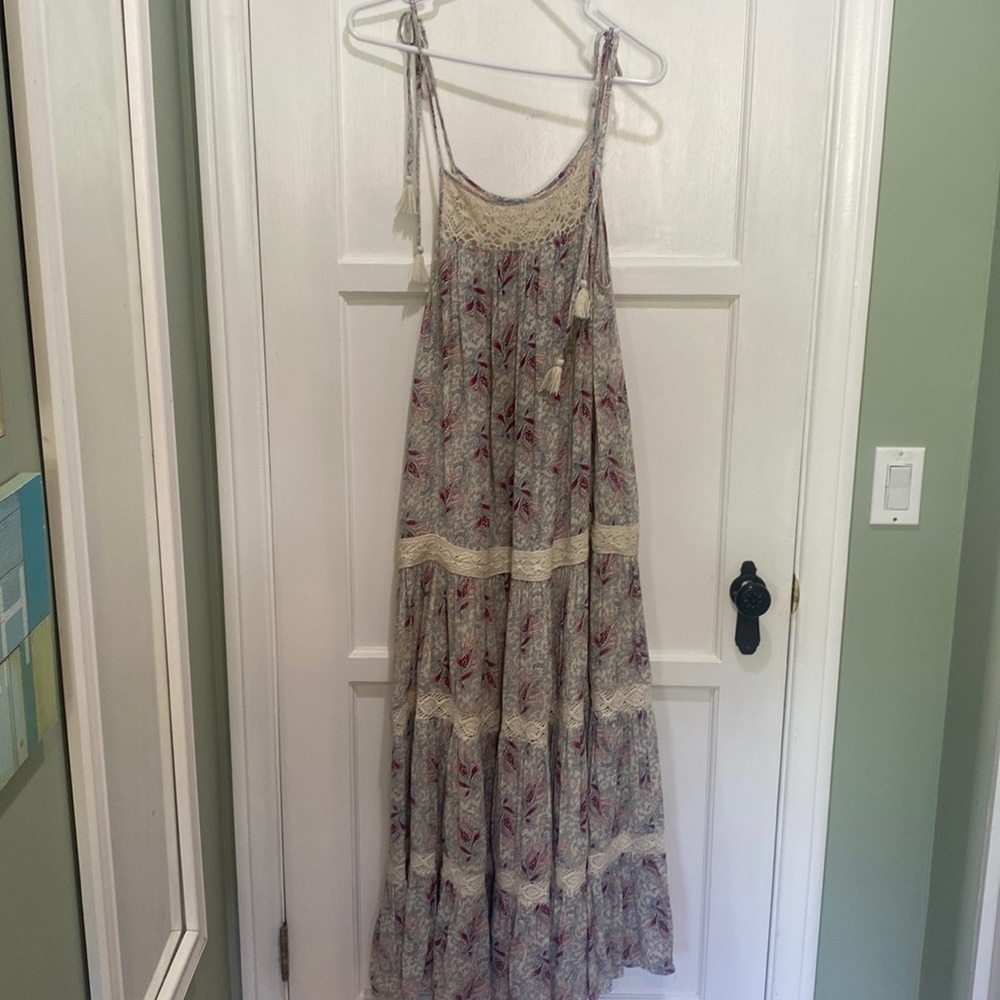 Denim & Supply tiered maxi dress medium